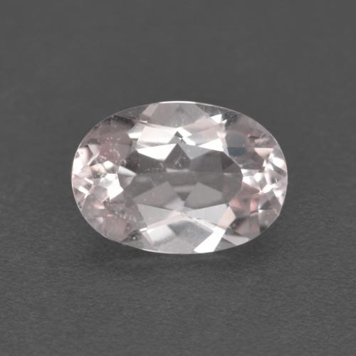 0.81克拉天然粉色摩根石，椭圆形切割，7.6×5.3毫米，VS