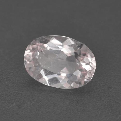 0.81克拉天然粉色摩根石，椭圆形切割，7.6×5.3毫米，VS