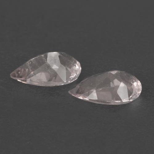 1.28天然粉色摩根石，梨形，7.8×5.2毫米，VS