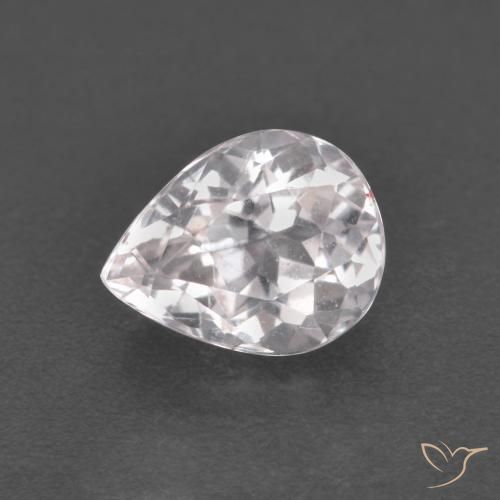 1.11ct 天然 浅粉色 铯绿柱石, 梨形, VS