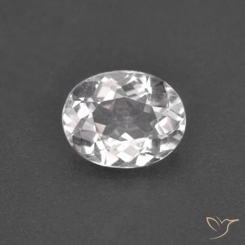 1.00ct 天然 浅粉色 铯绿柱石, 椭圆形, VS