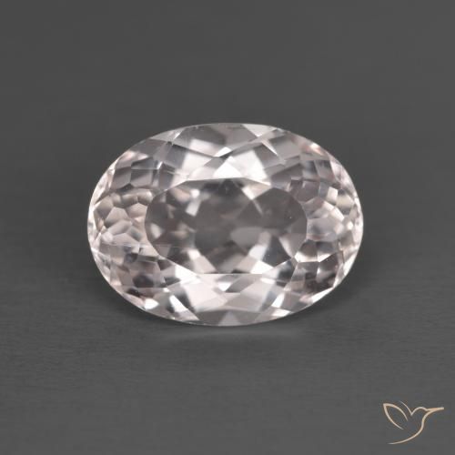 2.58ct 天然 浅粉色 铯绿柱石, 椭圆形, VVS-VS