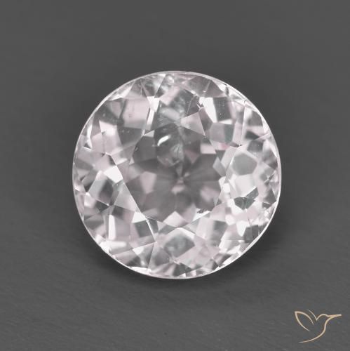 1.61ct 天然 浅粉色 铯绿柱石, 圆形的, VS