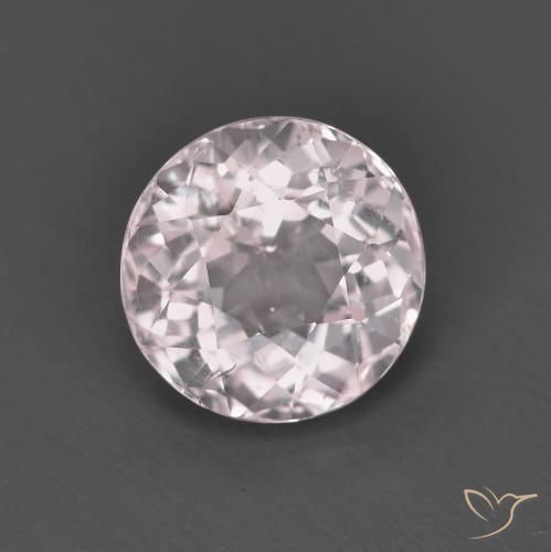1.52ct 天然 浅粉色 铯绿柱石, 圆形的, VS