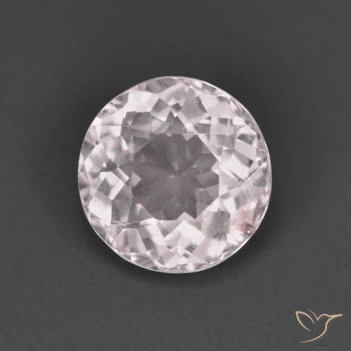 1.32ct 天然 浅粉色 铯绿柱石, 圆形的, VS