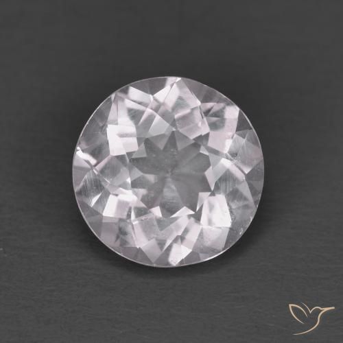 1.24ct 天然 浅粉色 铯绿柱石, 圆形的, VS