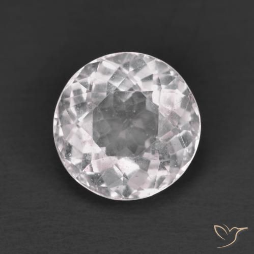 1.68ct 天然 浅粉色 铯绿柱石, 圆形的, VS