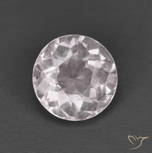 1.38ct 天然 浅粉色 铯绿柱石, 圆形的, VS