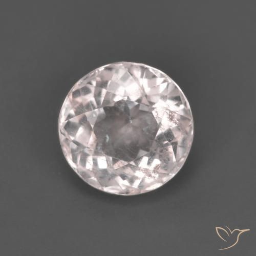 1.40ct 天然 浅粉色 铯绿柱石, 圆形的, VS-SI
