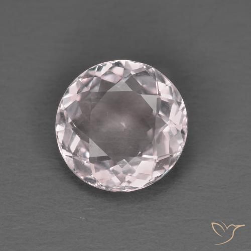 1.22ct 天然 浅粉色 铯绿柱石, 圆形的, VVS-VS