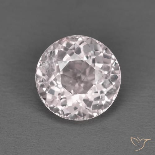 1.52ct 天然 浅粉色 铯绿柱石, 圆形的, VS
