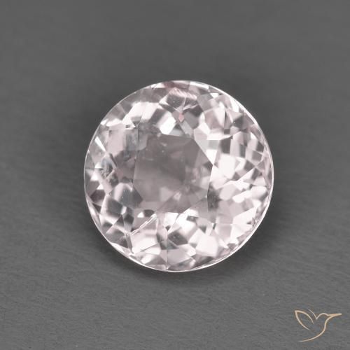 1.52ct 天然浅粉色铯绿柱石, 圆形的, VS