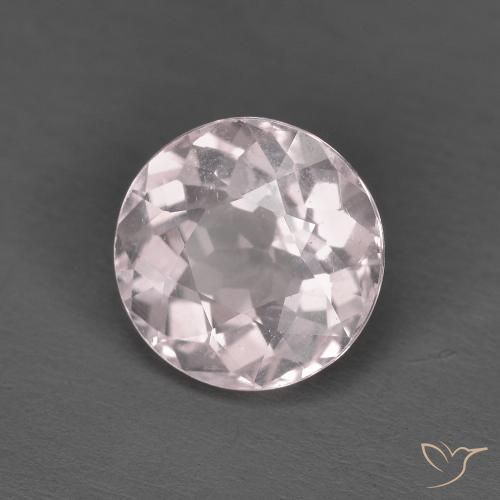 1.45ct 天然 浅粉色 铯绿柱石, 圆形的, VS