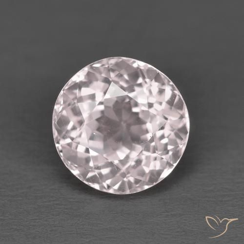 1.84ct 天然 火烈鸟粉色 铯绿柱石, 圆形的, VS