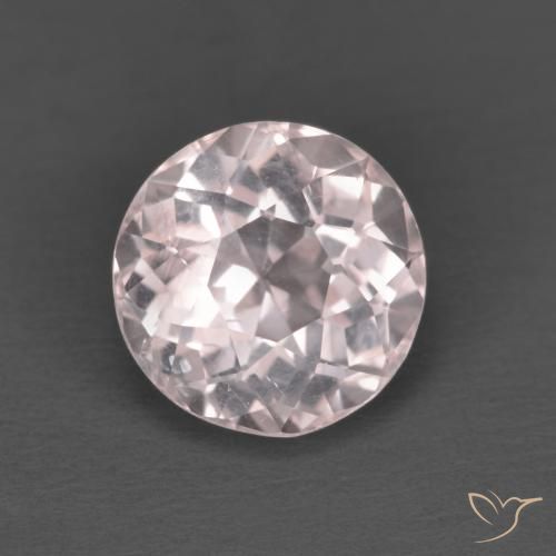 1.63ct 天然 浅粉色 铯绿柱石, 圆形的, VS