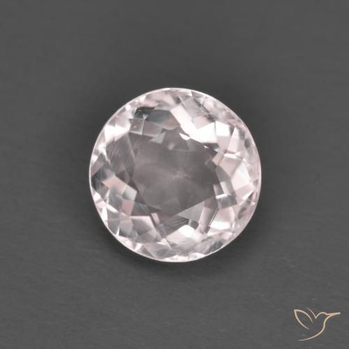 1.35ct 天然 浅粉色 铯绿柱石, 圆形的, VS