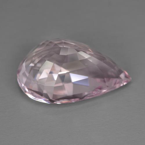 11.77克拉天然粉色摩根石，梨形，19.3×12.5毫米，VVS