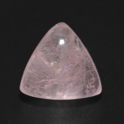5.55克拉天然粉色摩根石，三角形，12.4×11.8毫米，半透明