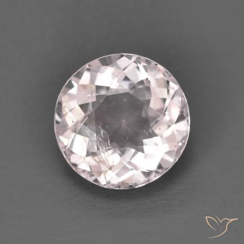 1.43ct 天然 浅粉色 铯绿柱石, 圆形的, VS-SI