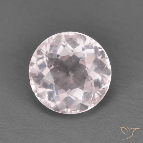 1.43ct 天然 浅粉色 铯绿柱石, 圆形的, VVS-VS