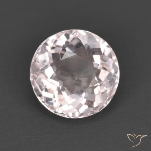 1.20ct 天然 浅粉色 铯绿柱石, 圆形的, VS