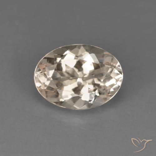 1.03ct 天然 鲑肉粉色 铯绿柱石, 椭圆形, VVS-VS