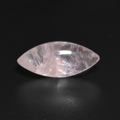 2.86克拉天然粉色摩根石，马眼形，13.9×6.1毫米，透明