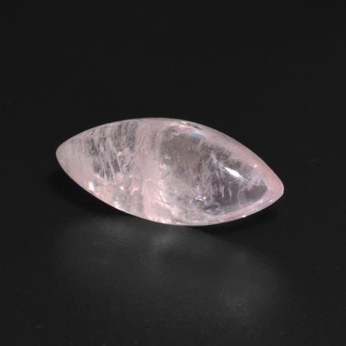 2.86克拉天然粉色摩根石，马眼形，13.9×6.1毫米，透明