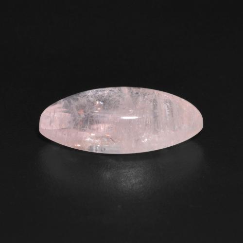 2.86克拉天然粉色摩根石，马眼形，13.9×6.1毫米，透明
