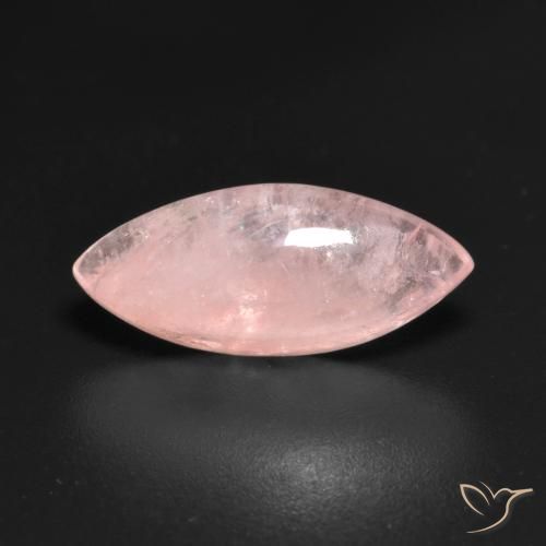 4.63ct 天然 中粉红色 铯绿柱石, 榄尖形, 半透明