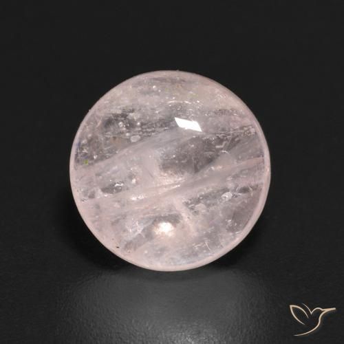 1.90ct 天然 浅粉色 铯绿柱石, 圆形的, 透明