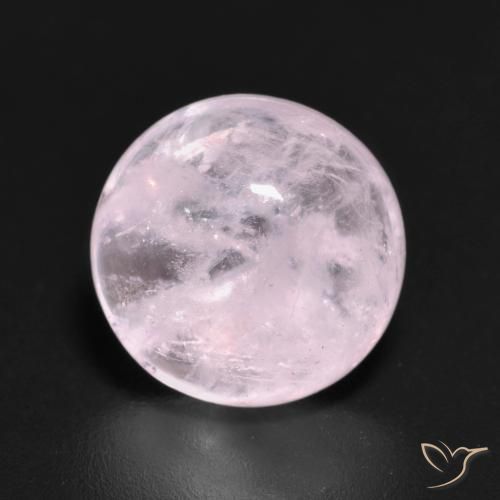 4.64ct 天然 淡桃玫瑰 铯绿柱石, 圆形的, 透明