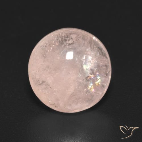 2.80ct 天然 浅粉色 铯绿柱石, 圆形的, 透明