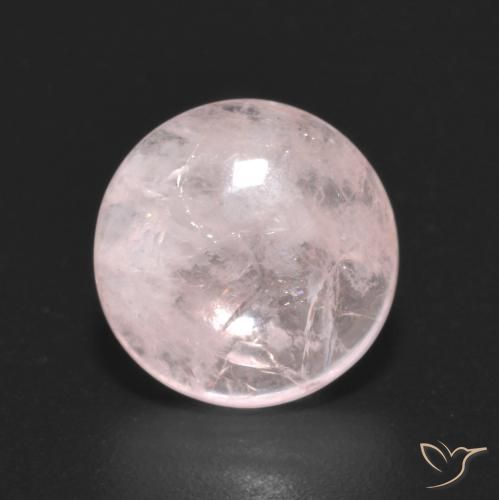 3.09ct 天然 火烈鸟粉色 铯绿柱石, 圆形的, 透明