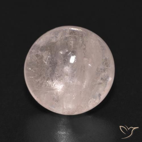 4.35ct 天然 火烈鸟粉色 铯绿柱石, 圆形的, 透明