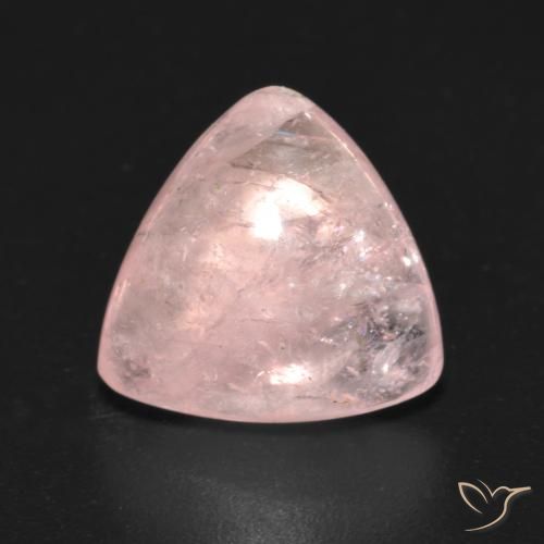 3.62ct 天然 中粉红色 铯绿柱石, 胖三角形, 透明