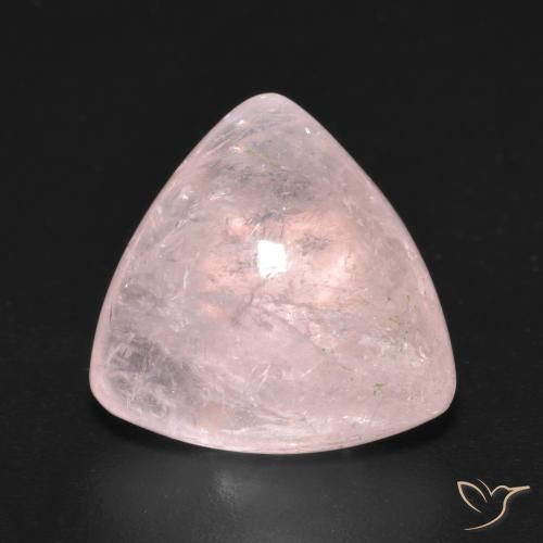 6.66ct 天然 中粉红色 铯绿柱石, 胖三角形, 透明