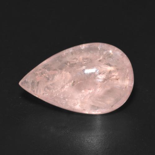 5.61克拉天然粉色摩根石，梨形，15.9×9.9毫米，透明