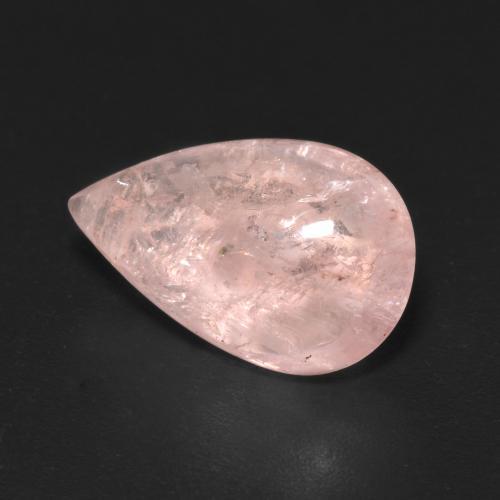 5.61克拉天然粉色摩根石，梨形，15.9×9.9毫米，透明