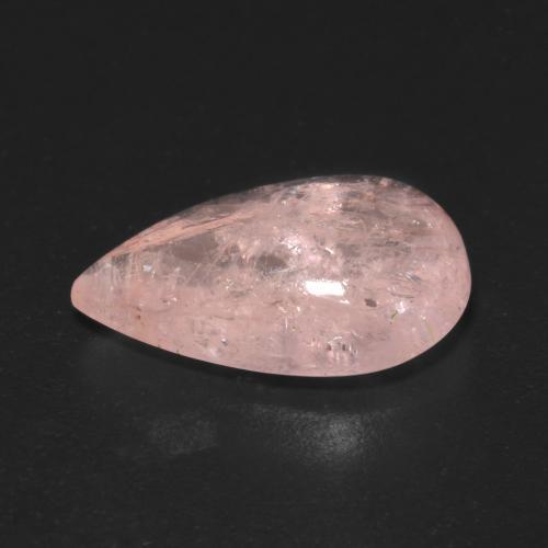 5.61克拉天然粉色摩根石，梨形，15.9×9.9毫米，透明