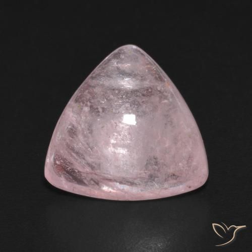 5.33ct 天然 珊瑚粉 铯绿柱石, 胖三角形, 透明