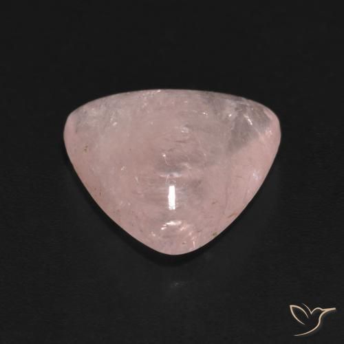 4.96克拉天然铯绿柱石，胖三角形，透明