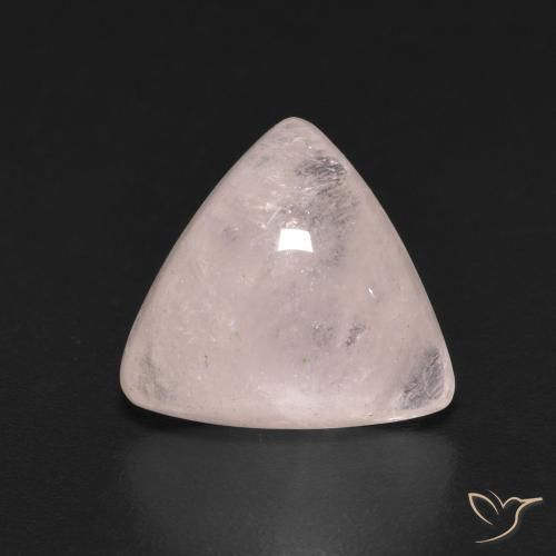 3.15ct 天然 浅粉色 铯绿柱石, 胖三角形, 透明