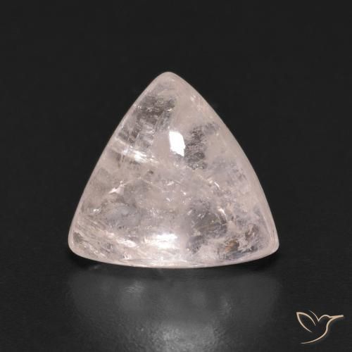 3.09ct 天然 浅粉色 铯绿柱石, 胖三角形, 透明