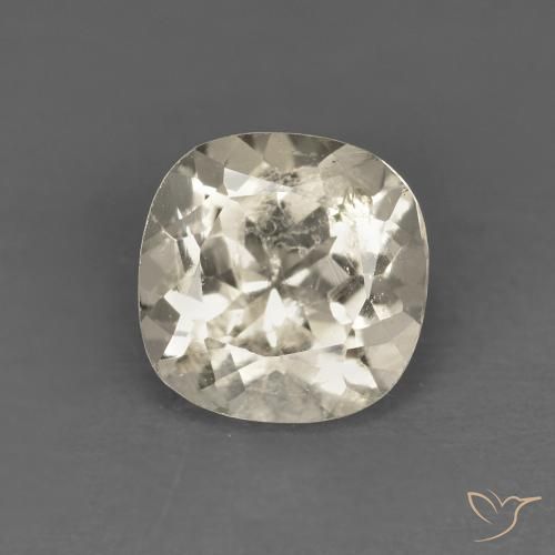 0.87ct 天然 浅金色 铯绿柱石, 软垫, VS