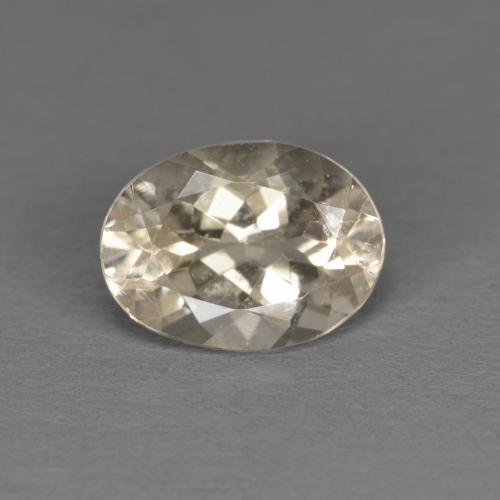 1.14克拉天然金色摩根石，椭圆形切割，8×5.9毫米，VS