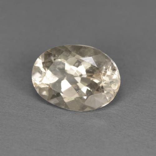 1.14克拉天然金色摩根石，椭圆形切割，8×5.9毫米，VS