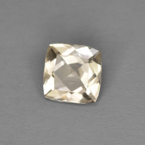0.68克拉天然金色摩根石，垫形剪裁，5.9×5.9毫米，VS