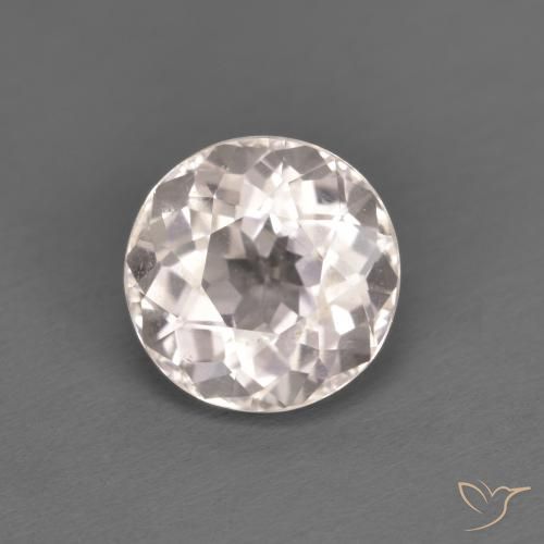 1.35ct 天然 非常浅的粉红色 铯绿柱石, 圆形的, VVS