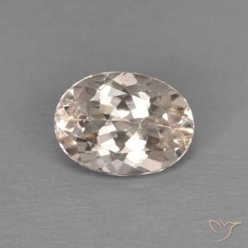 1.15ct 天然 中粉红色 铯绿柱石, 椭圆形, VS